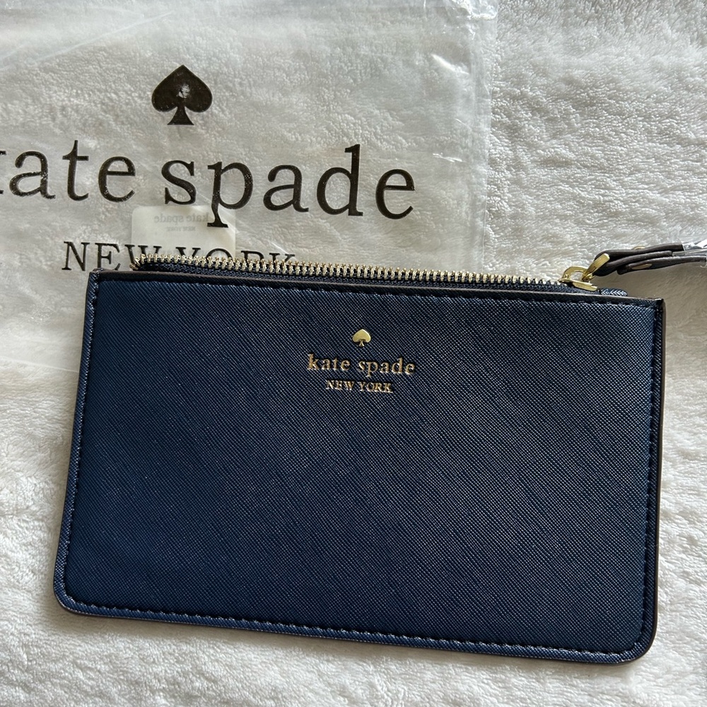 Navy Blue Wristlet